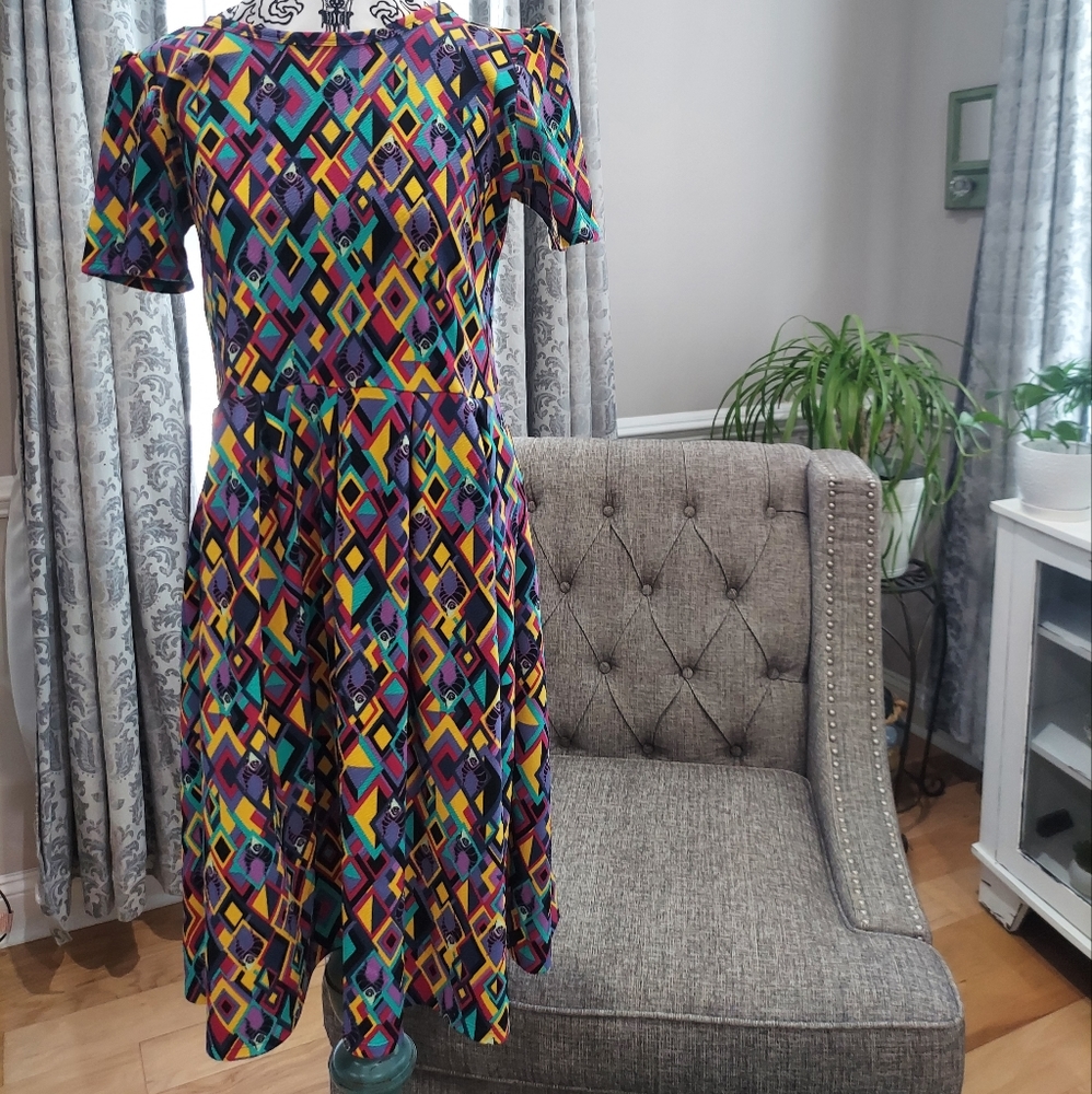 Maleficent Lularoe Amelia Dress